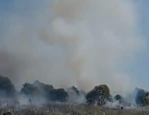 Incendio a Pontecagnano Faiano