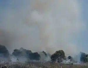 Incendio a Pontecagnano Faiano