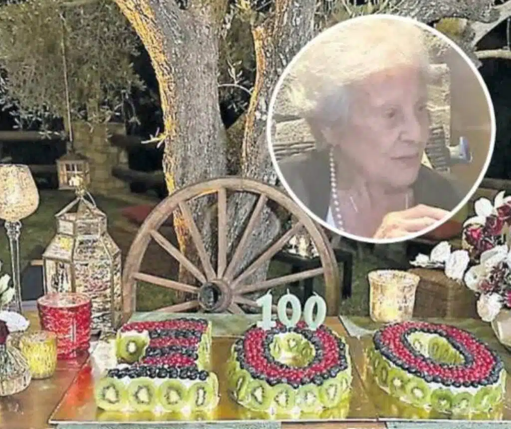 nonna olimpia compie 100 anni
