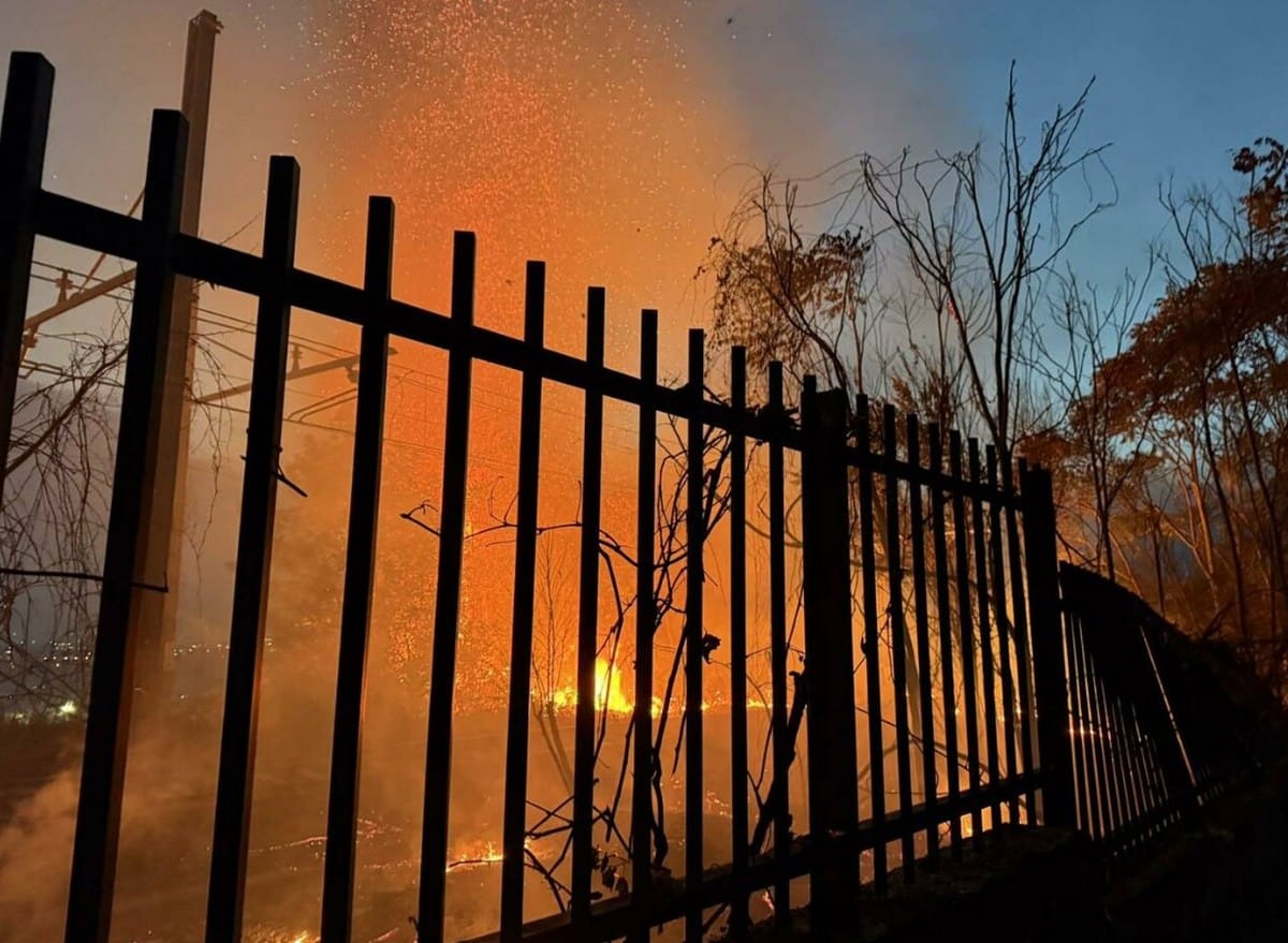 incendio nocera inferiore evacuazione famiglie