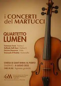 quartetto lumen chiesa sant'anna porto salerno