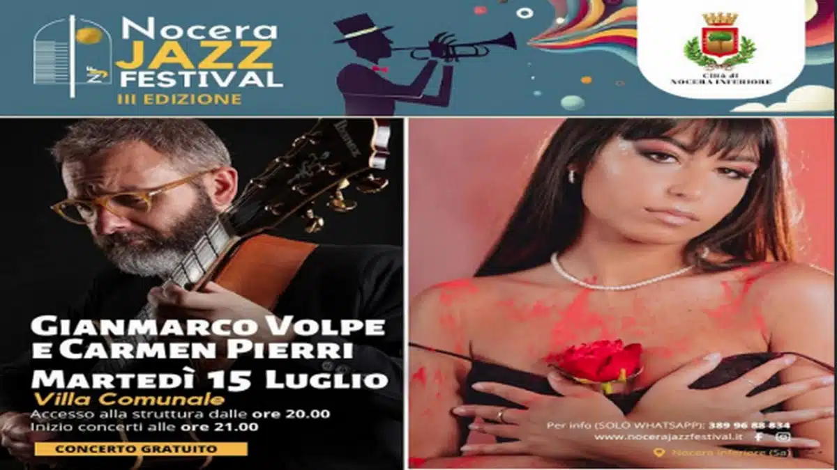 nocera jazz festival ospiti Gianmarco Volpe Carmen Pierri