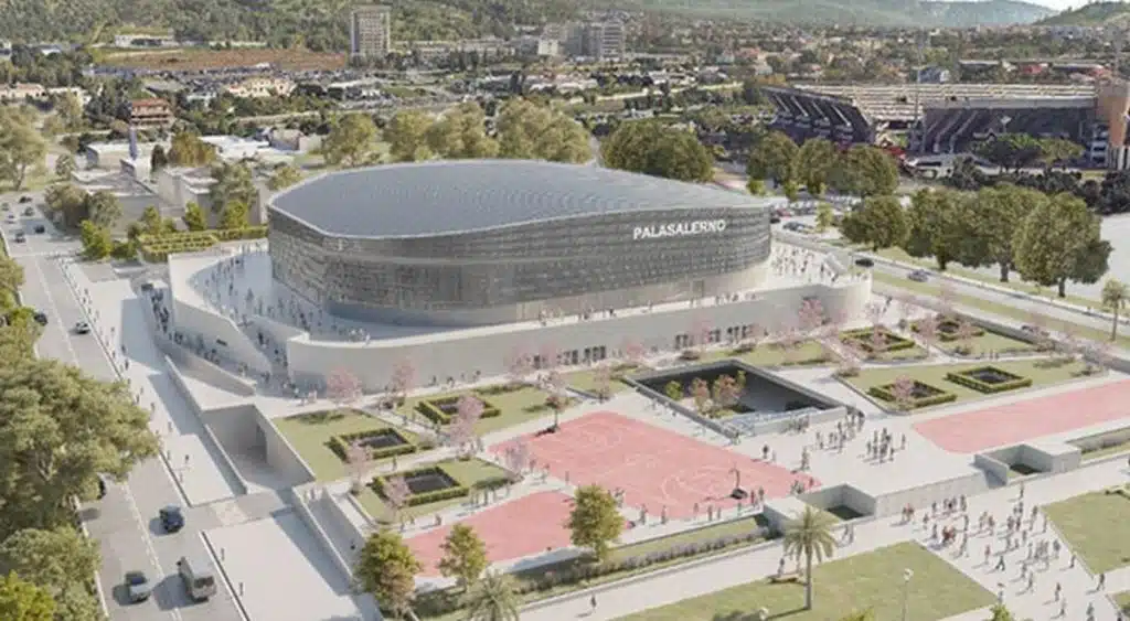 palasalerno lavori slittano settembre 2025