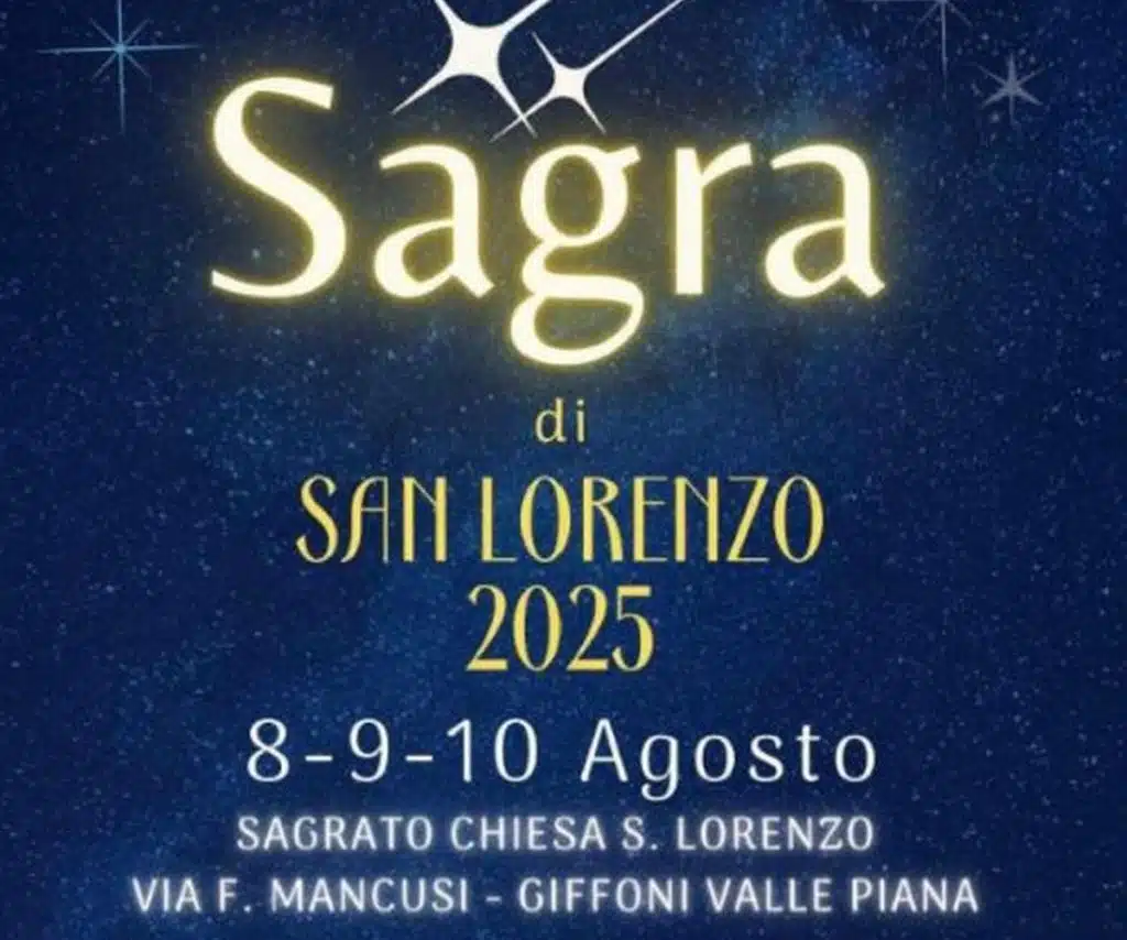 giffoni valle piana sagra san lorenzo