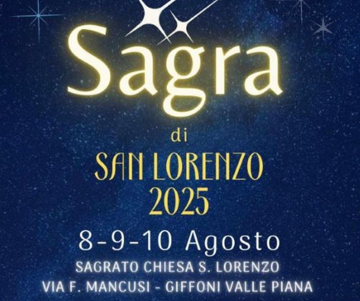 giffoni valle piana sagra san lorenzo