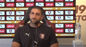 Salernitana Coppolaro conferenza stampa