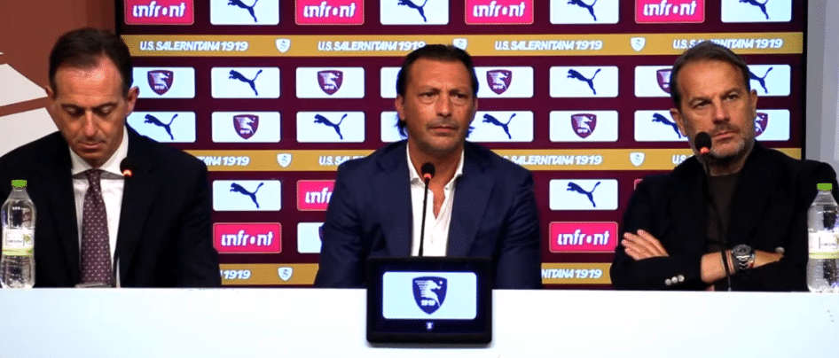 Salernitana Raffaele conferenza stampa