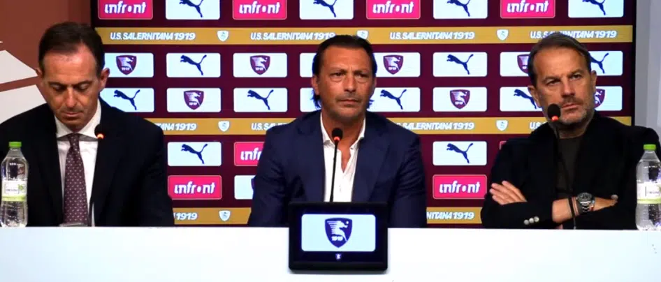 Salernitana Raffaele conferenza stampa