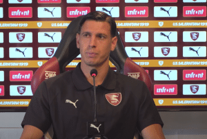 Salernitana conferenza stampa Capomaggio