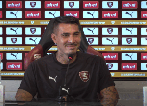 Salernitana conferenza stampa Ferrari