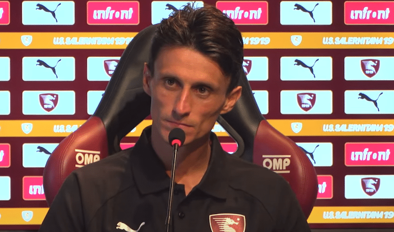 Salernitana conferenza stampa Inglese