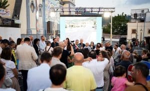 sarno inaugurata rotatoria episcopio