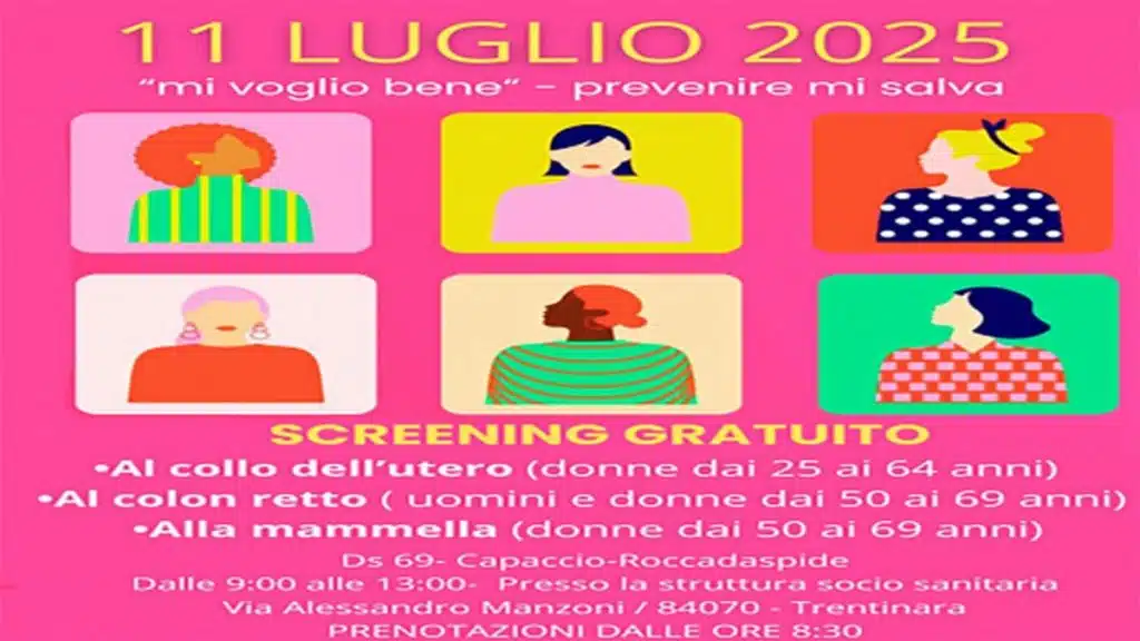 trentinara campagna mi voglio bene visite gratuite