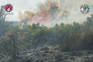 incendio monti Eboli