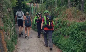 Tramonti salvati escursionisti smarriti