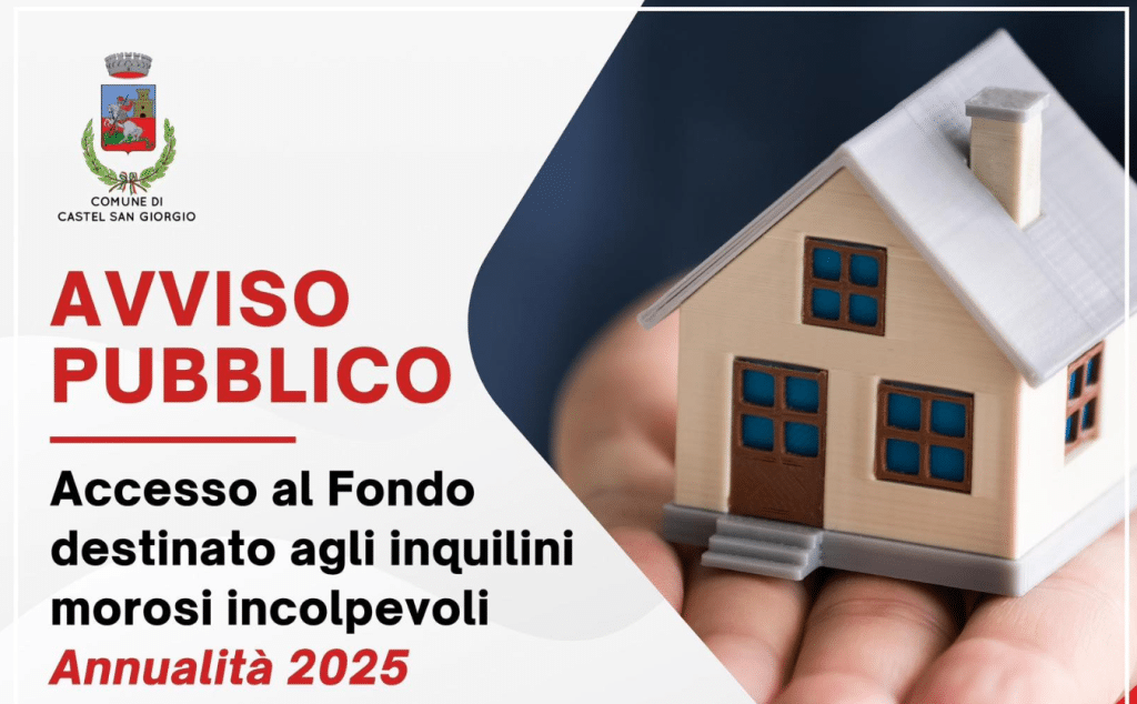 Castel San Giorgio fondo morosità incolpevole