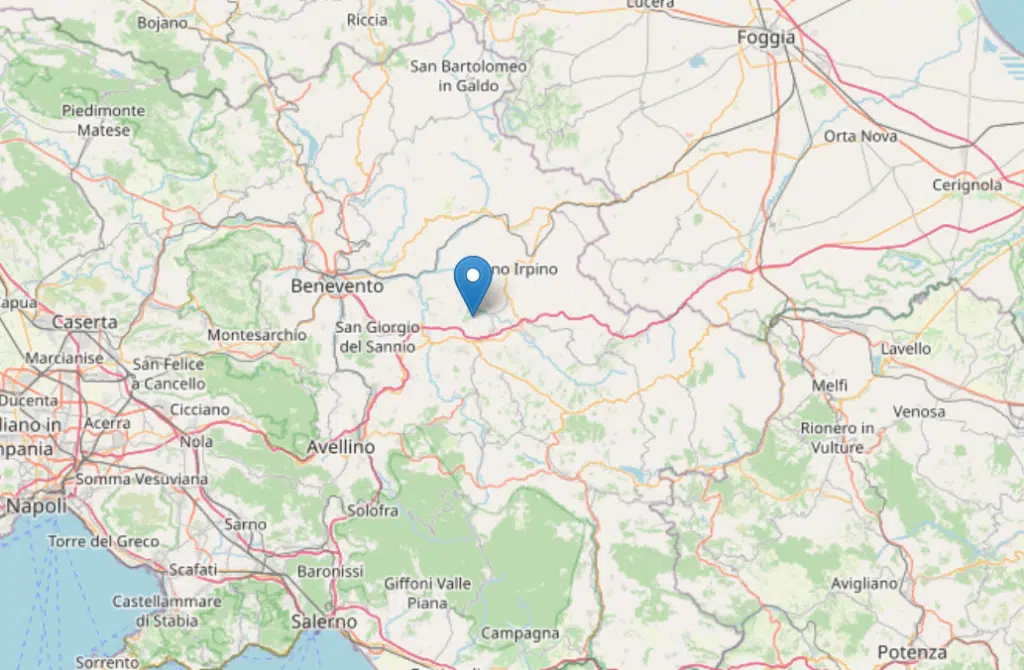 Terremoto Avellino Benevento