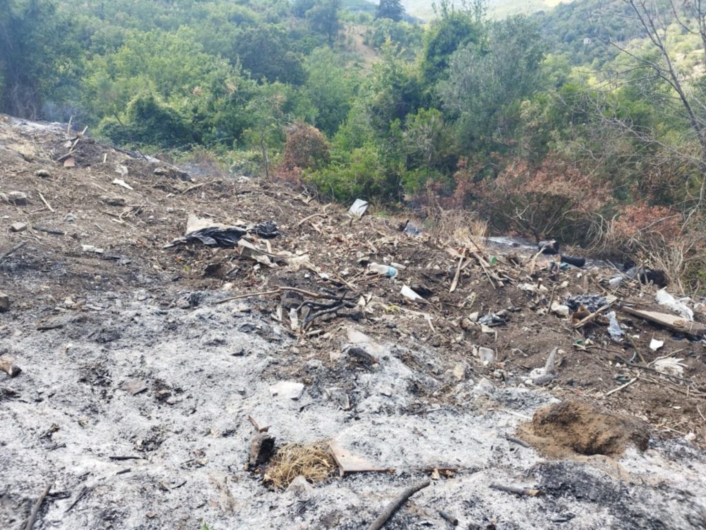 torraca incendio rifiuti abusivi