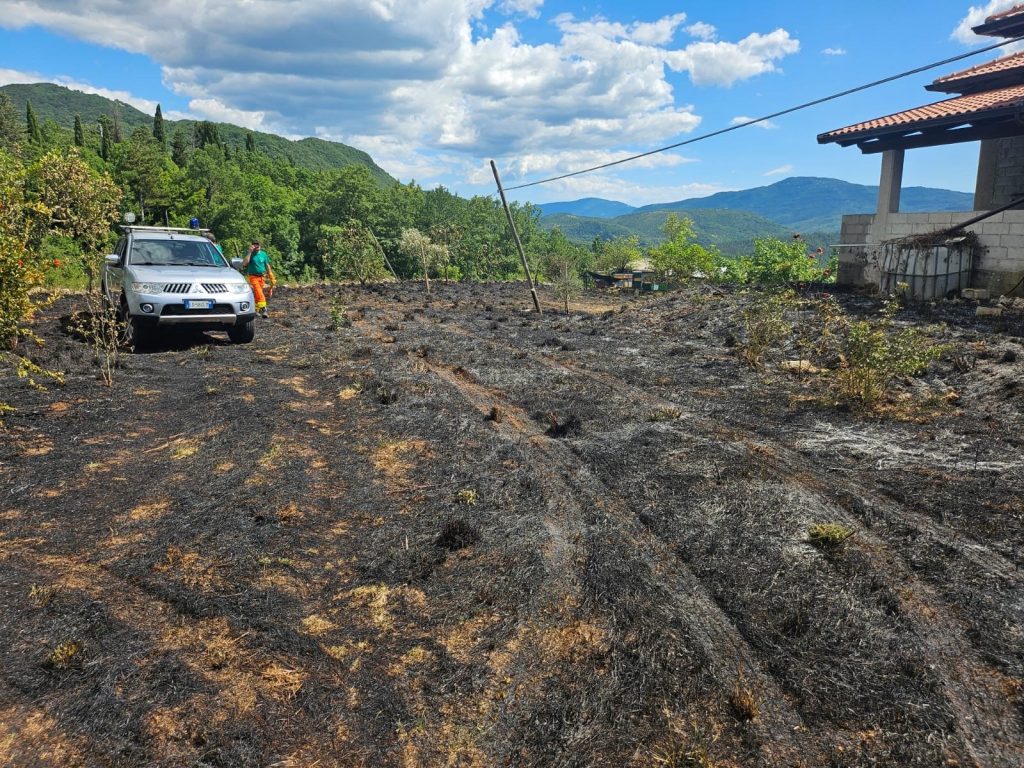 incendio Montesano Marcellana