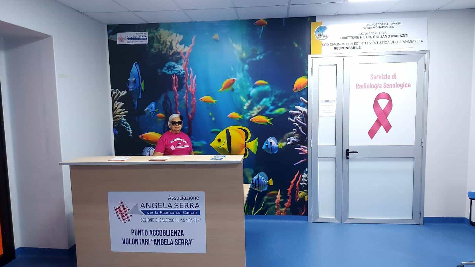 ospedale salerno inaugurato spazio accoglienza reparto senologia radiologica