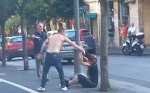 madre aggredita salerno tunisino picchiato