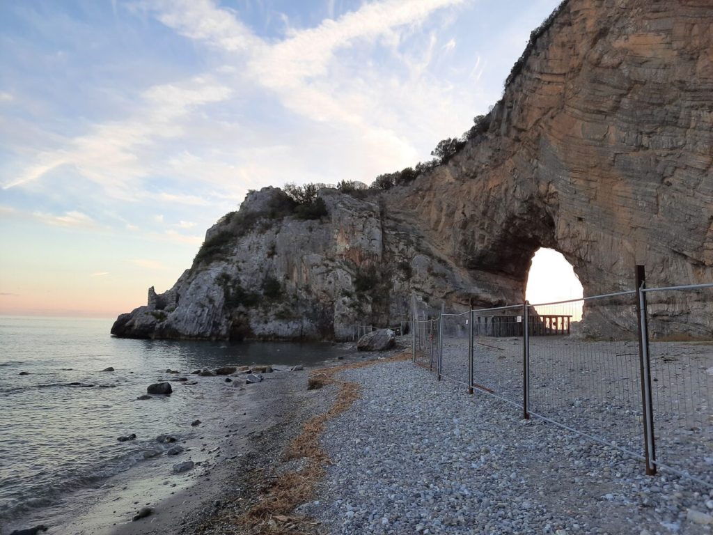 palinuro arco naturale riconsegnato comune riapertura