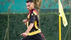 assegno sospetto calciatore angri