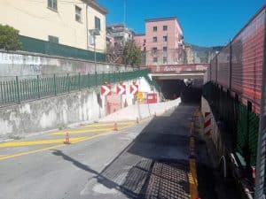 salerno sottopasso via santi martiri prorogata ordinanza chiusura