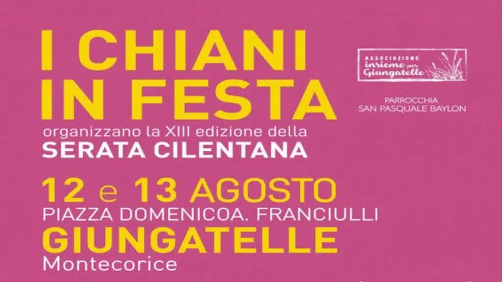chiani festa giungatelle serata cilentana