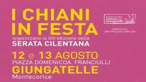 chiani festa giungatelle serata cilentana