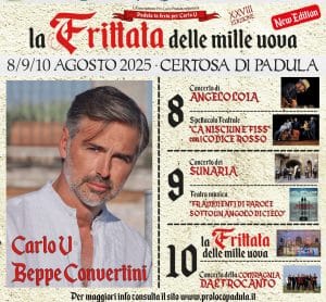 padula frittata mille uova carlo v Beppe Convertini