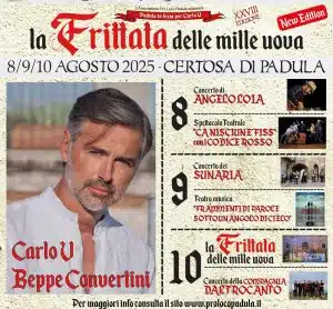 padula frittata mille uova carlo v Beppe Convertini