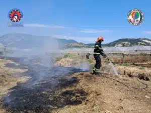 incendio battipaglia oggi 20 luglio