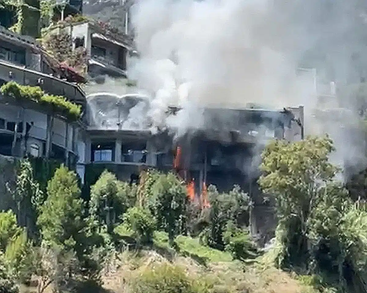 incendio hotel positano 18 luglio