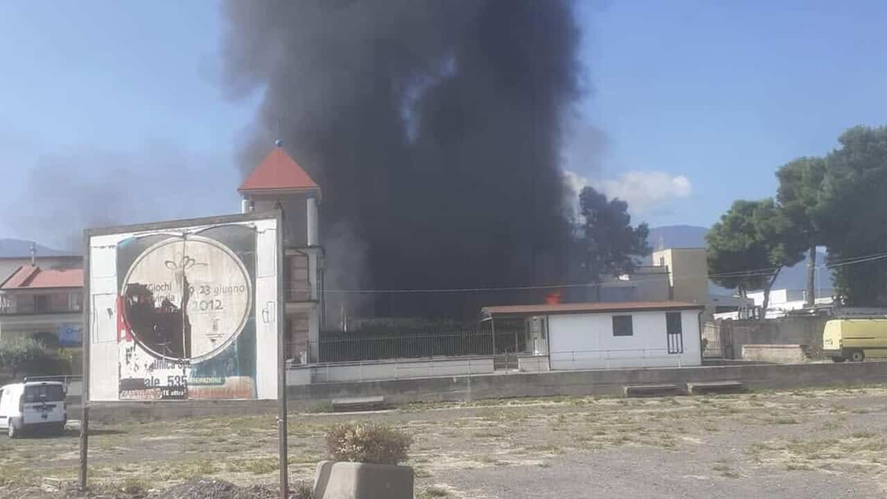 Incendio Nocera Inferiore