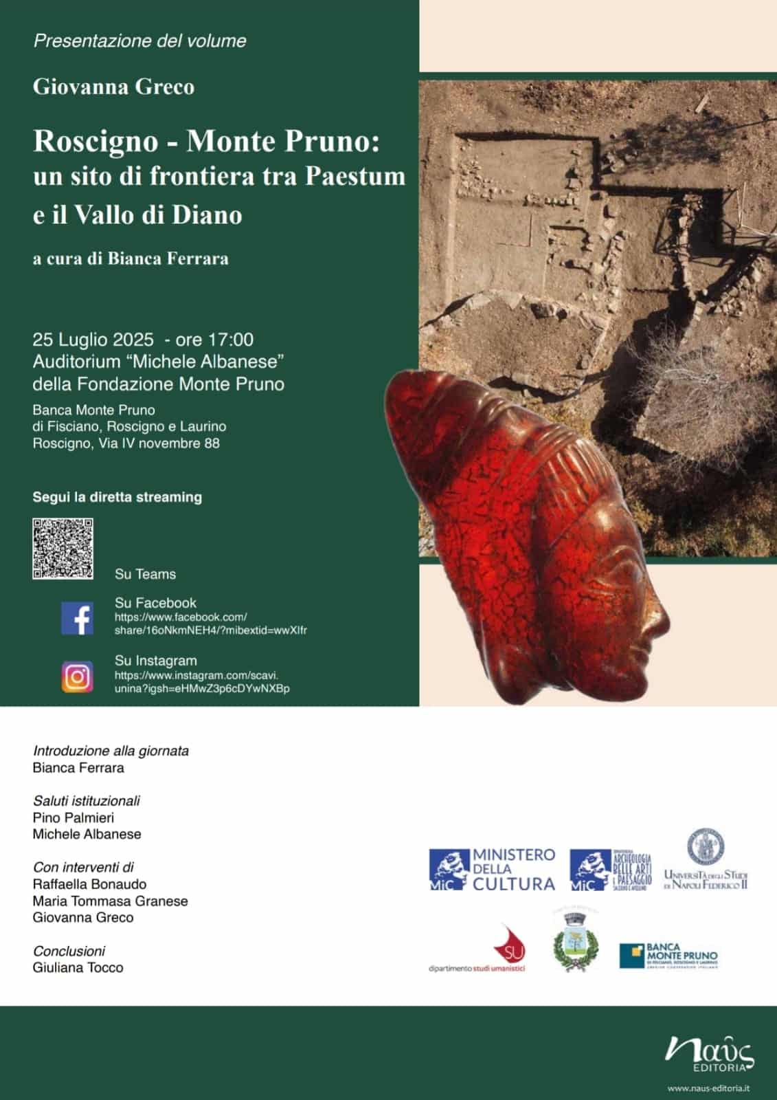roscigno evento dedicato sito archeologico monte pruno