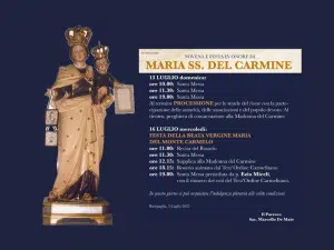 battipaglia Beata Vergine Carmelo calendario fino 16 luglio
