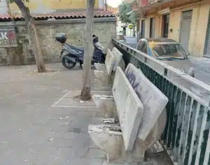 panchine senzatetto salerno