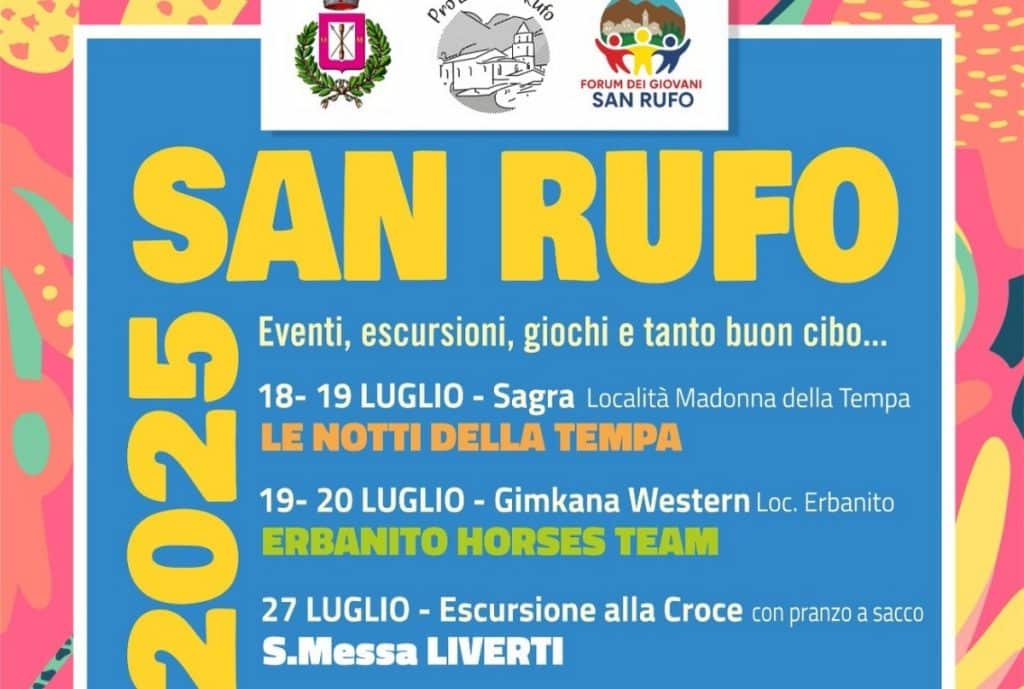 san rufo estate 2025 calendario eventi