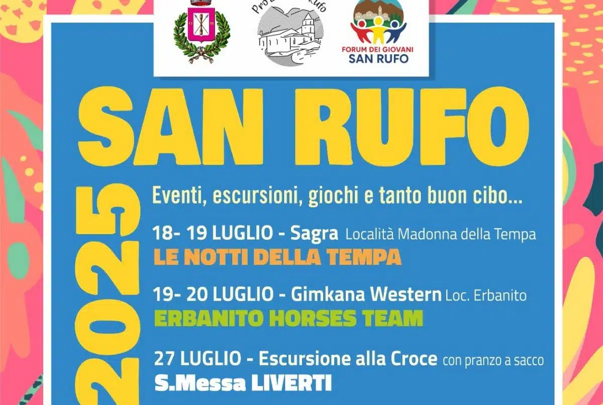 san rufo estate 2025 calendario eventi