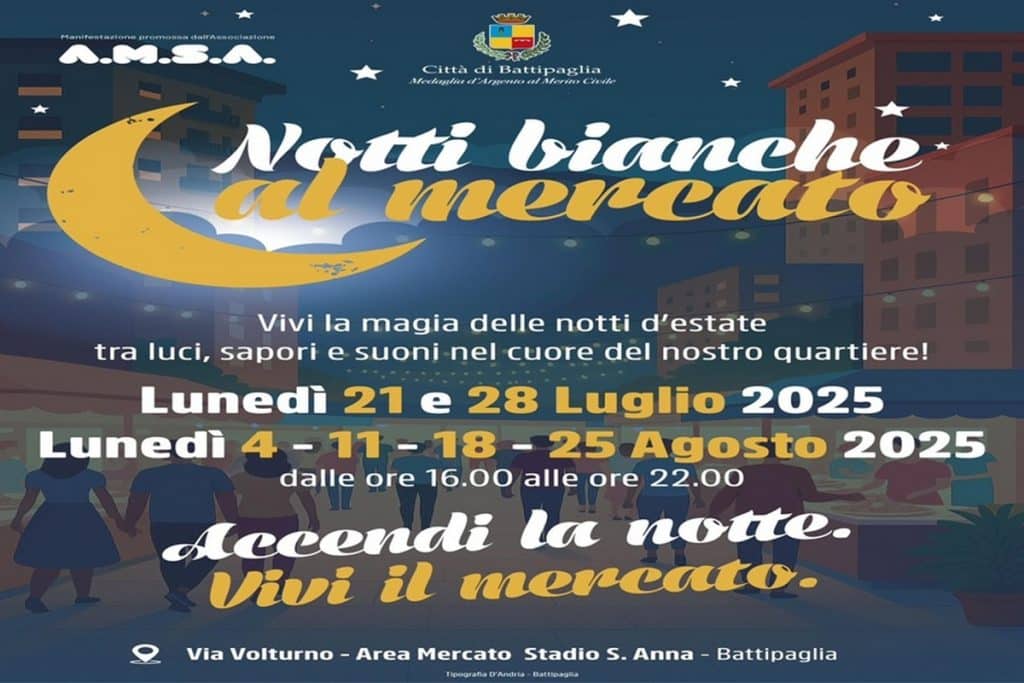 battipaglia notti bianche mercato