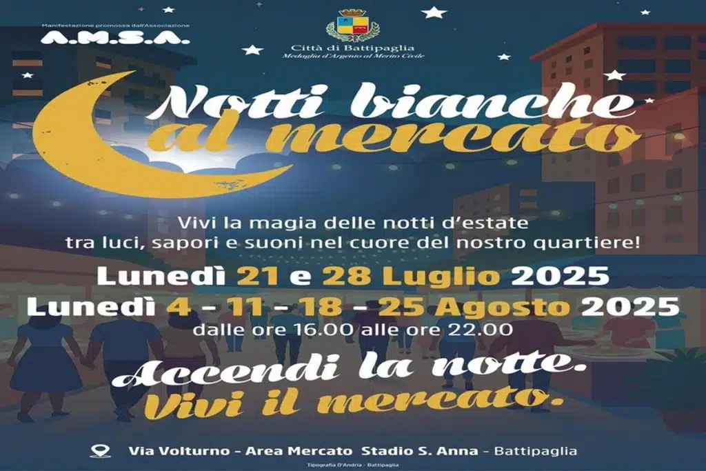 battipaglia notti bianche mercato
