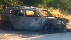 Incendio notturno Capaccio Paestum