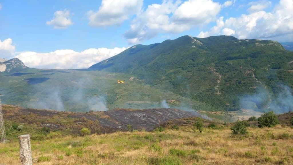 Incendio San Felice Roscigno