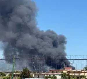 scafati incendio capannone cosa è successo 6 agosto