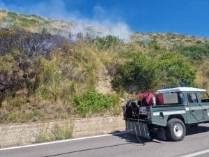 Incendio Agnone Cilento