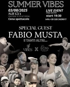 summer vibes sanza 3 agosto 2025