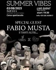 summer vibes sanza 3 agosto 2025