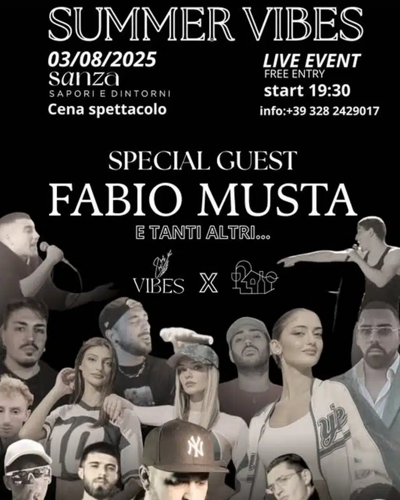 summer vibes sanza 3 agosto 2025