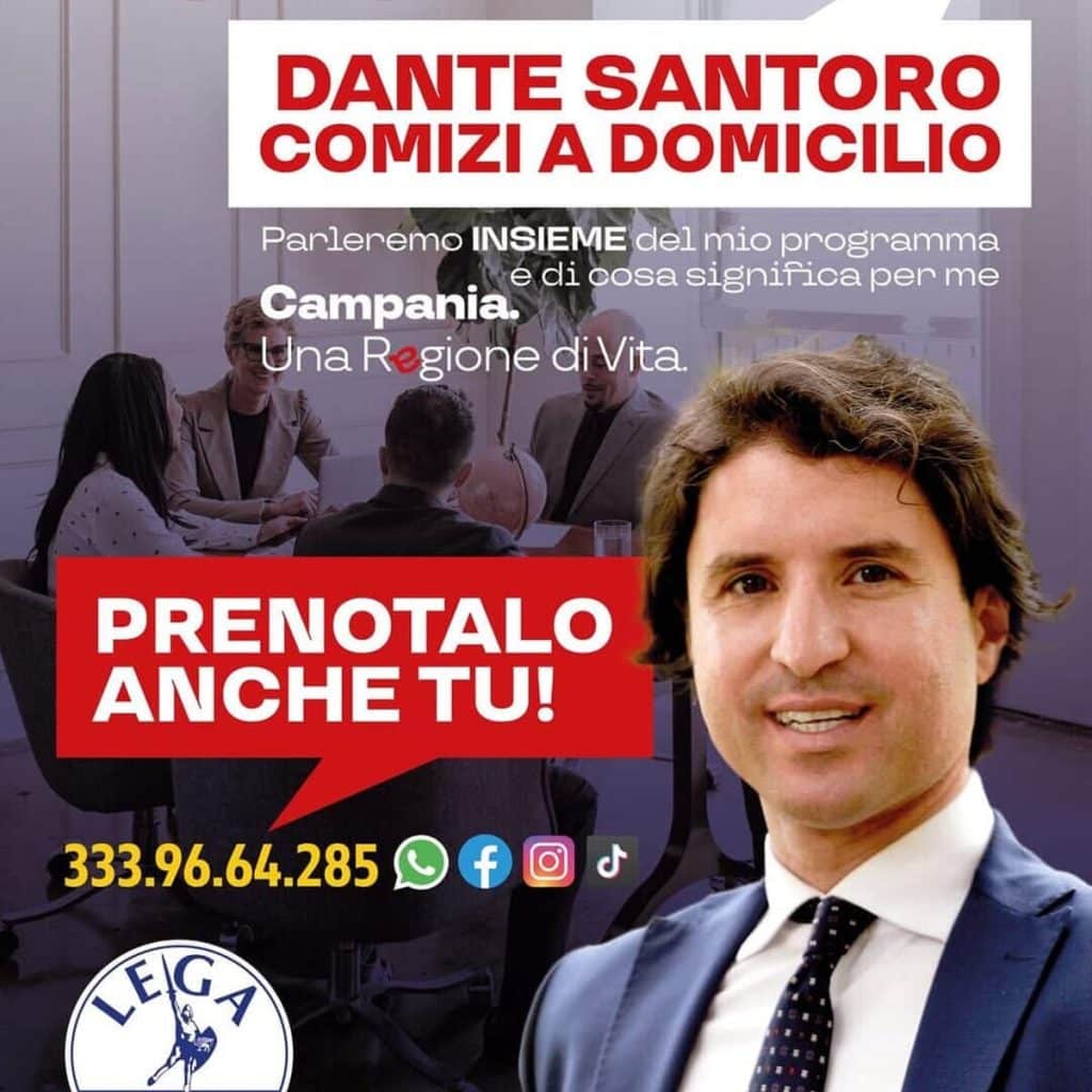 elezioni regionali campania santoro comizi domicilio